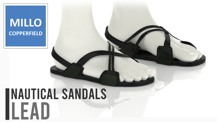 Millo Copperfield - Nautical Sandals Lead, Copy
