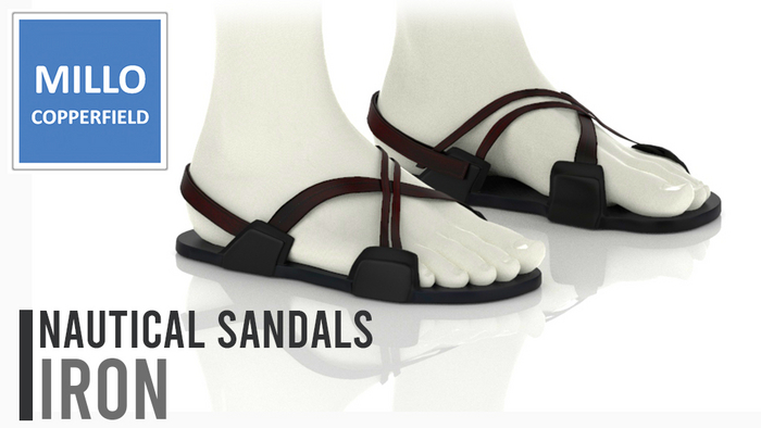 Millo Copperfield - Nautical Sandals Iron, Copy