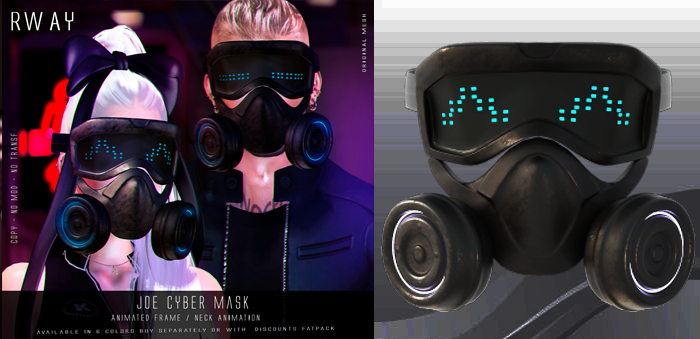 RWAY - Joe Cyber Mask Black