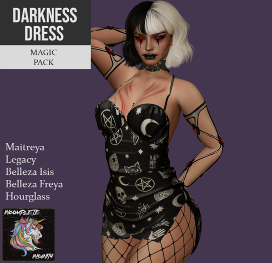Incomplete Insanity : Darkness Dress - Magic Fatpack