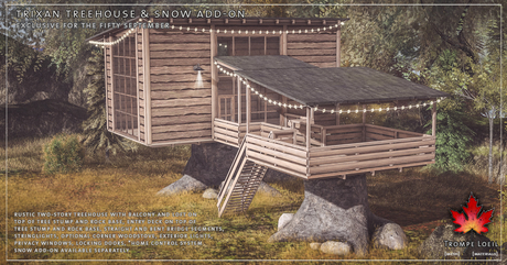 Second Life Marketplace - Trompe Loeil - Trixan Treehouse [mesh]