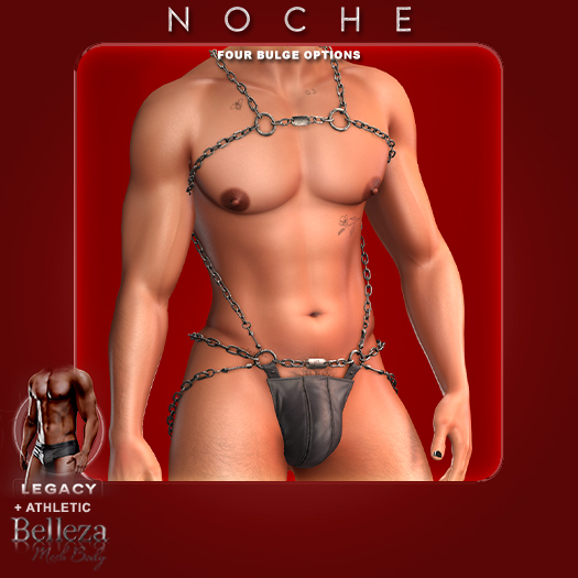 Noche. Elijah Body Harness Grey