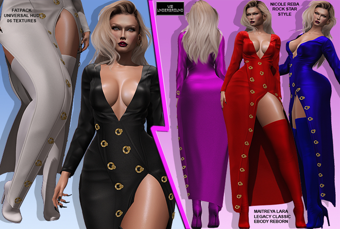 **DEMO**NICOLE REBA ROCK STAR STYLE COMPLET OUTFIT**