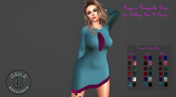 Rayne's Vamprella Dress (GenX Curvy) 