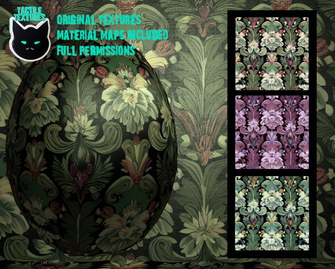 ::T:: Materials Texture: Wallpaper Victorian 1a-c (10% off) 