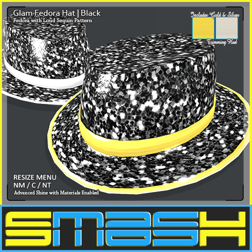 SMASH - Glam Fedora (Black)