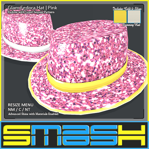 SMASH - Glam Fedora (Pink)