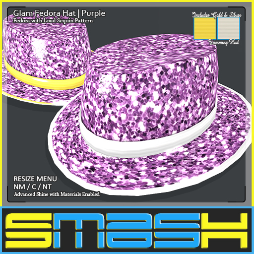 SMASH - Glam Fedora (Purple)