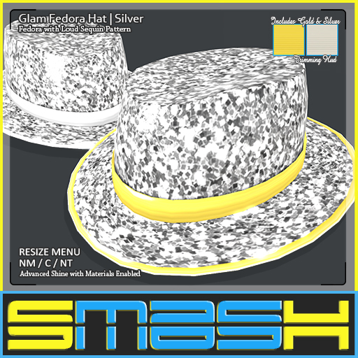 SMASH - Glam Fedora (Silver)