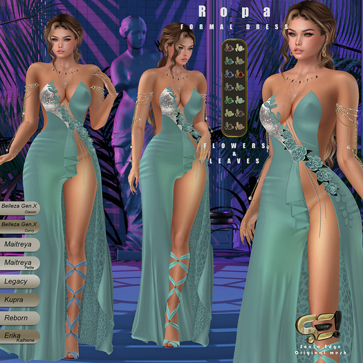 Son!a-Edge Ropa Formal Dress/Gown Ice