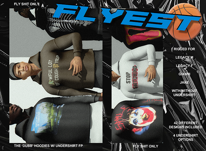 FLYEST//DUBB HOODIES W/UNDERSHIRT FP