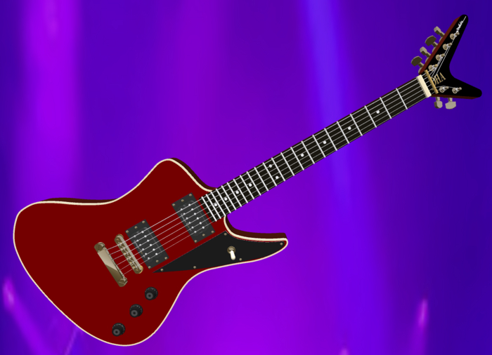 DHA Robin Guitar Candy Apple Red (Box)