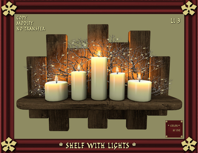 Shelf with Lights 