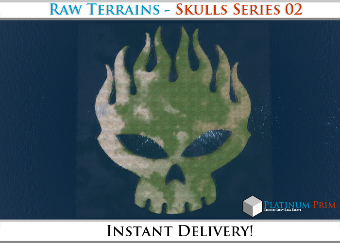 50% OFF SALE! RAW Terrain File: Skulls