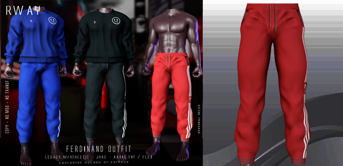 RWAY - Ferdinand Pants Red