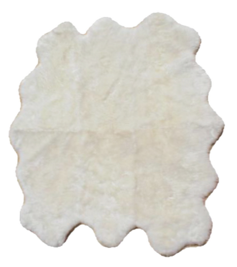 Wide White Fur Rug Alpha Texture - Full Perm