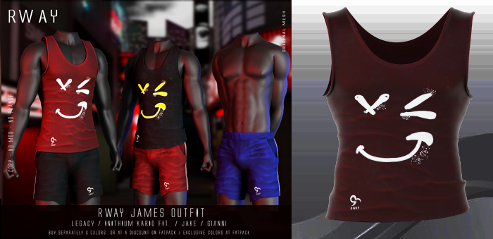 RWAY - James  Tank Red