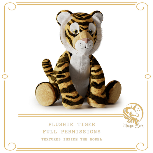 Full Perm Plushie Tiger with AO