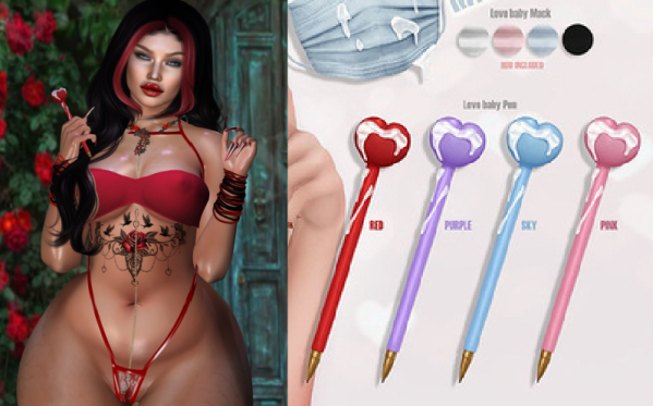 VCO - Love baby pen [ Red ]