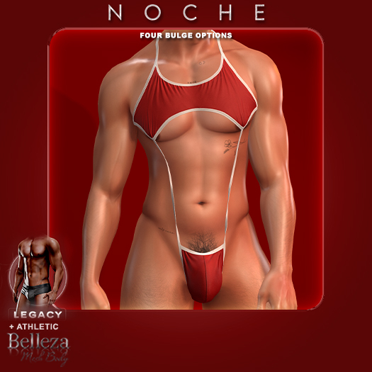 Noche. Shen Monokini Red