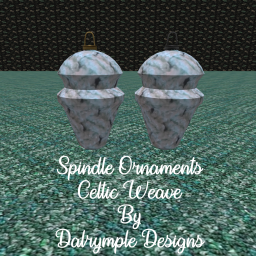 Spindle Ornament Celtic Weave 