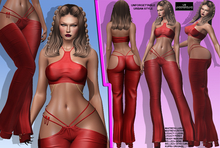 **UNFORGETTABLE RED COMPLET OUTFIT*
