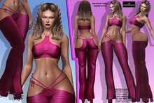 **UNFORGETTABLE MAGENTA COMPLET OUTFIT*