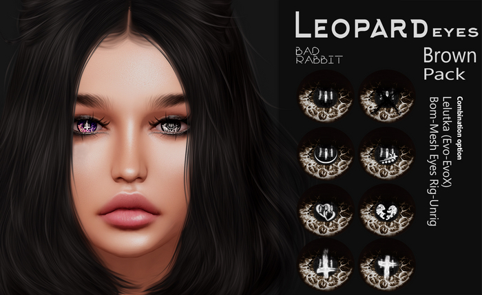 .:Bad Rabbit:. Leopard Eyes Brown Pack