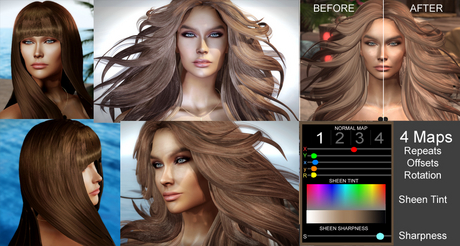 Second Life Marketplace - REVIVE Hair Materials System