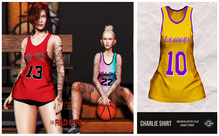 [RED GIRL] Charlie Shirt Leaders - [add me]