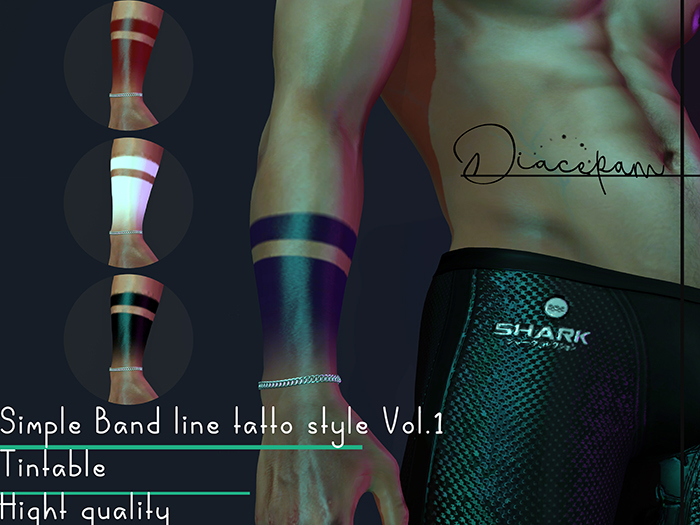 {DIACEPAM} Band lines (tintable) BoM