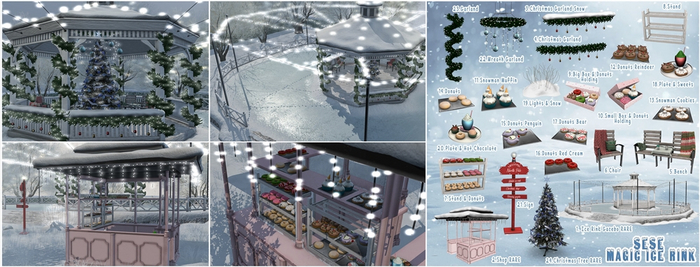 Sese - Magic Ice Rink FULL SET +  RARES