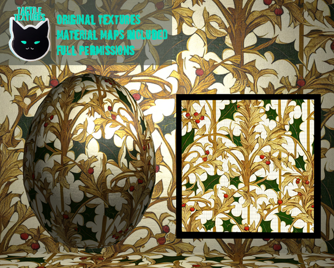 ::T:: Materials Texture: Christmas Wallpaper 1 