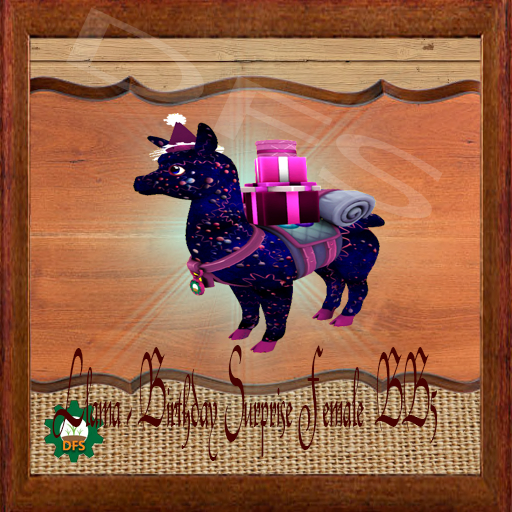 DFSTexture- Llama - Birthday Surprise Female (BB5)
