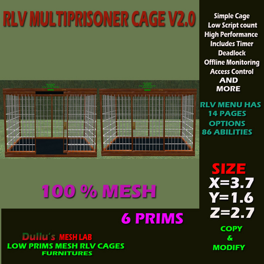 RLV MULTIPRISONER CAGE V2.0