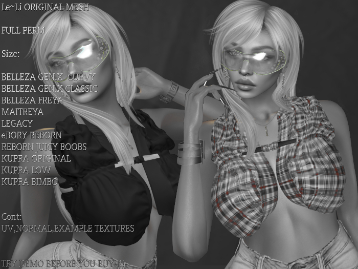 **Leli**012**Tania top **FULL PERM MESH_DEMO