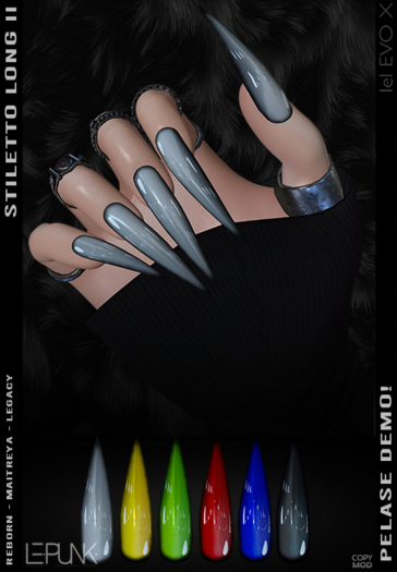 DEMO [ LEPUNK ] Stiletto Long Nails II [ADD]