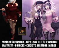 Violent Seduction - Iki's Look RED SET W/RARE MAITREYA