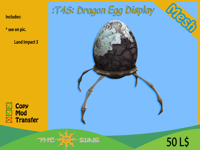 :T4S: Dragon Egg Display