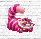 Alice in Wonderland Cat Wall Decal