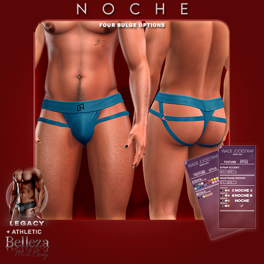 Noche. Wade Jockstrap Blue