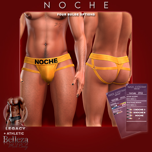 Noche. Wade Jockstrap Mustard