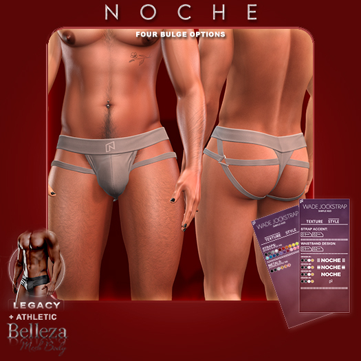 Noche. Wade Jockstrap Grey