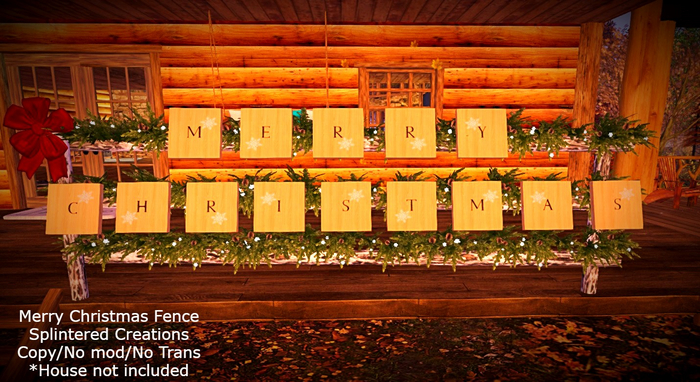 SC: Merry Christmas Fence Boxed