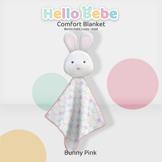 Second Life Marketplace - Hello Bebe - Comfort Blanket Bunny Pink