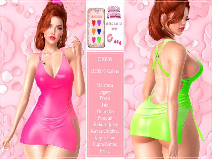 ESTILOSA & VAIDOSA - DRESS KALINA NEON 