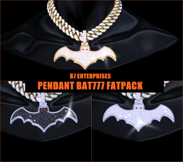 [B7] PENDANT BAT777 FATPACK