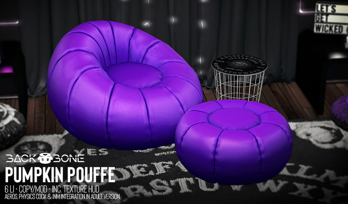 BackBone Pumpkin Pouffe - PG