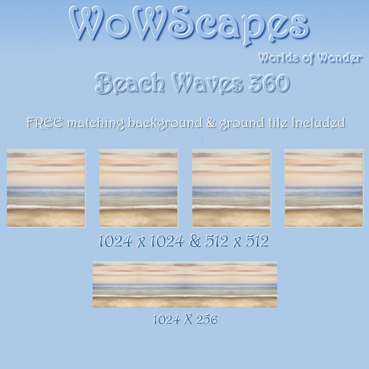 WoWScapes Beach Waves 360