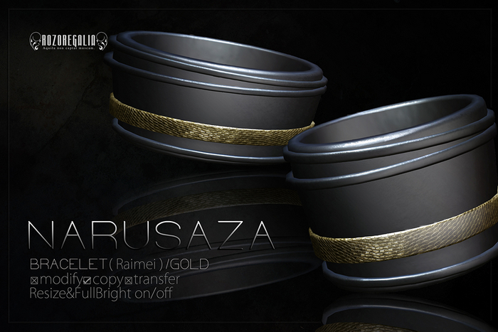 ROZOREGALIA_NARUSAZA*BRACELET(Raimei)/Gold